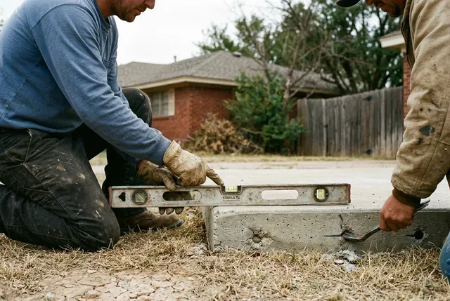 Concrete Leveling in Abilene, TX: level checks